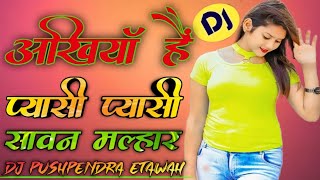 अखियां हैं प्यासी प्यासी ➤ Akhiyan Hai Pyasi Pyasi Dj ➤ Sawan Malhar Dj Remix ➤ Dj Pushpendra Etawah [upl. by Nivrae]