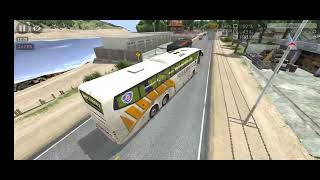 pahad mea gaddi chali 200 speed mea BUS SIMULATOR [upl. by Yerrok]