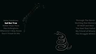 Metallica  The Black Album  Full Album  Remastered [upl. by Nylecyoj]