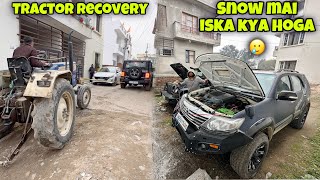 Aaj Thar se ki tractor ki Recovery  Problems in Fortuner [upl. by Siana]