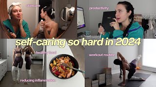 skincare lymphatic drainage new workout split productivity books HEALTHY GIRL RESET [upl. by Arraeis]