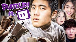 SERVING CHAT THE BEST COFFEE  PlateUp ft kkatamina Sykkuno amp xChocoBars [upl. by Sassan522]