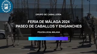 FERIA DE MÁLAGA 2024 💃NORMAS CABALLISTAS Y CARRUAJES DE ENGANCHES 🐴🚦⛩ [upl. by Yendis]