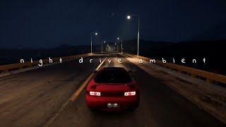 late rainy night slowed drive  dark ambient music for driving at night  forza horizon 5 gameplay🚘 [upl. by Sontag]