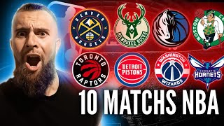 PRONOSTIC NBA  mes pronos NBA du 17 au 18 Janvier [upl. by Nena]