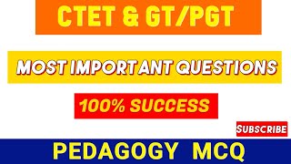 CTET PEDAGOGY  CDP  GT PGT ASSAM  TET REQUITMENT  EDUCATIONLIFE9085 [upl. by Cote]