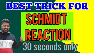 SCHMIDT REACTION  NAME REACTION TRICK  BHARAT PANCHAL SIR [upl. by Lleuqar]