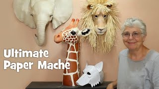 Make Paper Mache Sculptures and Masks [upl. by Ecilef]