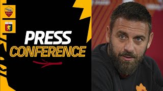 🟨 LIVE 🟥 La conferenza stampa di De Rossi alla vigilia di RomaGenoa [upl. by Pool391]