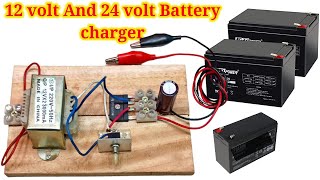 How To Make  24v  Battery Charger  Using 12v Transformer  12012 Transformer  Battery charger [upl. by March]