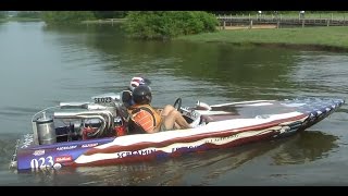 650HP Drag Boat Runs [upl. by Cadel248]