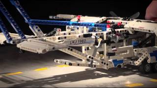 Cargo Plane  LEGO Technic  Designer Video 42025 [upl. by Etnomed710]