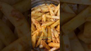 French fries chips homemade🍟👇🌶️ytshorts viralshort trending chips frenchfries potato recipe [upl. by Ahsien]