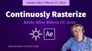 After Effects How To Use Continuously Rasterize for Vector Files [upl. by Leziar]