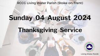 LWP Stoke Thanksgiving Service 04 August 2024 [upl. by Hoagland]