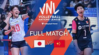 🇯🇵 JPN vs 🇨🇳 CHN  Full Match  VNL 2022 [upl. by Ellyn]