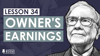 34 Warren Bufetts Owners Earnings Calculation [upl. by Best]