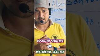 Definition of assertive sentence english education grammar shorts yrendingshortsonyoutube [upl. by Kjersti409]