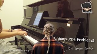 Champagne Problems by Taylor Swift Easy Piano Version [upl. by Okoy390]