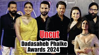 Dadasaheb Phalke Awards 2024 Full Video  Shahrukh Khan Kareena  Nayanthara Rani Mukerji Bobby [upl. by Nonnerb]