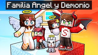 ¡La FAMILIA de ANGELDEMONIO en MINECRAFT 😈👶 Sparta356 [upl. by Nollad]