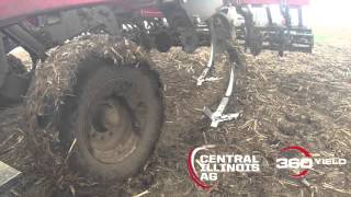 Central Illinois Ag using a Case IH 875 with 360Bullet Ripper Points from 360 Yield Center [upl. by Enneire823]