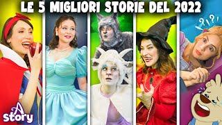 LE 5 MIGLIORI STORIE DEL 2022  Storie per Bambini Italiano  A Story Italian [upl. by Erbua89]