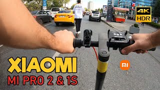 Xiaomi Mi Pro 2 amp Mi 1S Electric Scooter  Istanbul Ride Environment Sound Only 4K [upl. by Acirem186]