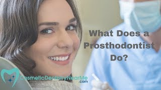 What Does a Prosthodontist Do [upl. by Nnyl996]