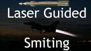 Falcon 4 BMS Laser Guided Smiting [upl. by Nylekoorb22]