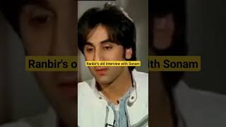 Ranbir Kapoors old interview with sonam kapoor ranbirkapoor sonamkapoor bollywood [upl. by Etnoled571]