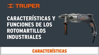 Características y funciones de los Rotomartillos Industriales TRUPER [upl. by Zara]