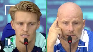 Martin Ødegaard amp Ståle Solbakken say Norway FOCUS on Kazakhstan as they want a FIRST WIN in the UNL [upl. by Anglo]