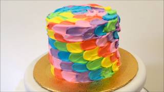 Rainbow Themed Cake Presentation  Rainbow Cake [upl. by Nikkie117]