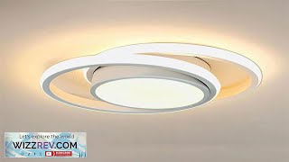 Modern Led Ceiling Lights Small Led Close to Ceiling Light Fixture 32W Review [upl. by Llewen]