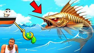 SHINCHAN CATCH MAW SHARK and SWORDFISH and SECRET FISH in CAT GOES FISHING with CHOP [upl. by Trstram]