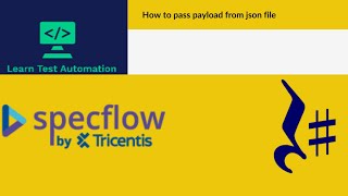 RestSharp v108 SpecFlow  How to pass payload or request body from JSON file  C  Net Core [upl. by Felita413]