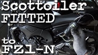 Scottoiler FITTED to Yamaha FZ1N [upl. by Muller]