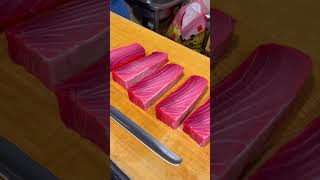 Cutting Otoro So Luxurious It Looks Like Wagyu🔥 Otoro SushiChef LuxuryFood [upl. by Clower]