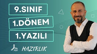 9Sınıf Matematik 1Dönem 1Yazılı  Mantık Kümeler öğrenmegarantili [upl. by Anival749]