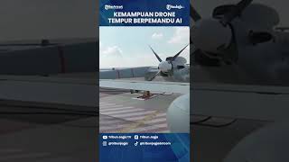 Kemampuan Drone Tempur Berpemandu AI [upl. by Anelrad]