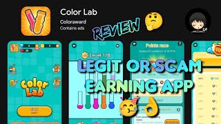 Color Lab Review  Legit or Scam Earning App [upl. by Erodoeht]