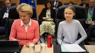 Greta Thunberg reads off the same old climate change script [upl. by Alleram]