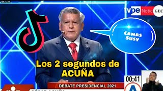 Memes de Cesar Acuña en Tik Tok  memes acuña debatepresidencial2021 [upl. by Tinya]