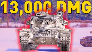 Centurion AX Crushing over 13000 DMG in World of Tanks [upl. by Missy]