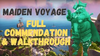 Maiden Voyage Tall Tale  Full Commendation amp Walkthrough  Sea of Thieves [upl. by Etnuahc702]