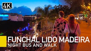 Funchal Madeira Portugal  January Lido Walk [upl. by Bascomb]