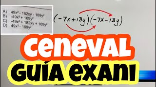 Examen CENEVAL  Ejercicios de la Guía EXANI II  Pensamiento MATEMÁTICO✅ [upl. by Naz]