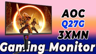 AOC Q27G3XMN Gaming Monitor 2024  The Best Budget Gaming Monitor in 2024 [upl. by Arnaud]