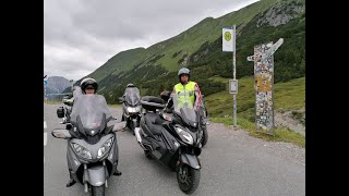 Hahntennjoch Pass überfahrt der Rollerfreunde Unterfranken [upl. by Blainey423]